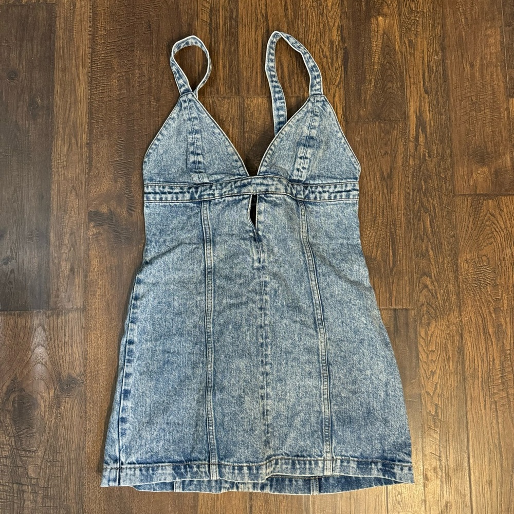Re/Done Denim Mini Dress